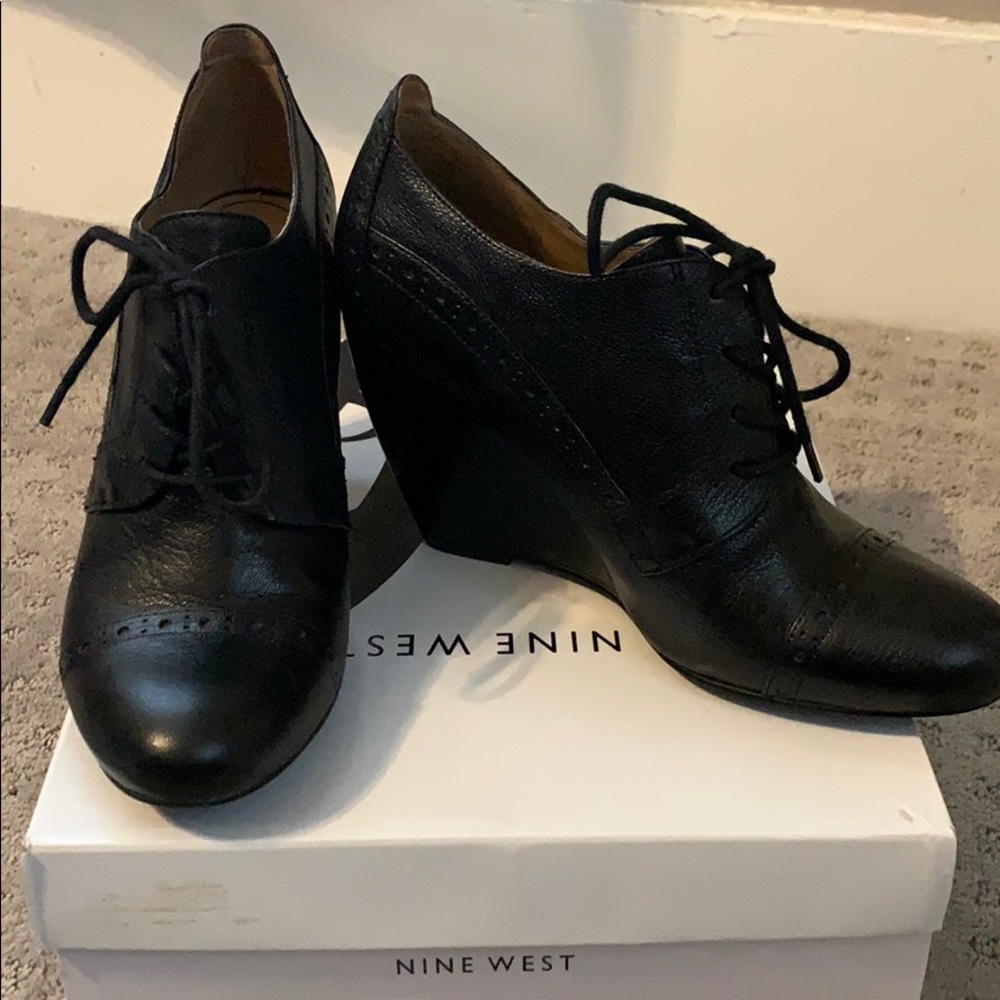 Nine West wedge bootie